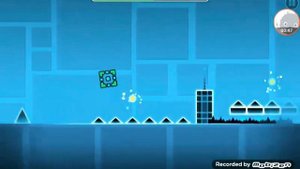 прохождение Geometry Dash (3 уровень) с монетами