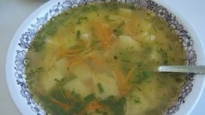 Суп с вермишелью