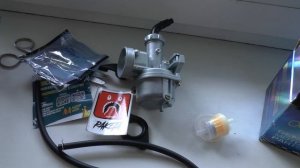 Обзор карбюратора PZ - 22  и фары  для мопеда Альфа.