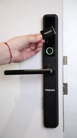 Электронный дверной замок Philips EasyKey DDL608-5HWS вертик