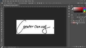 Turn Handwritten Signature into a DIGITAL PNG (Photoshop)
