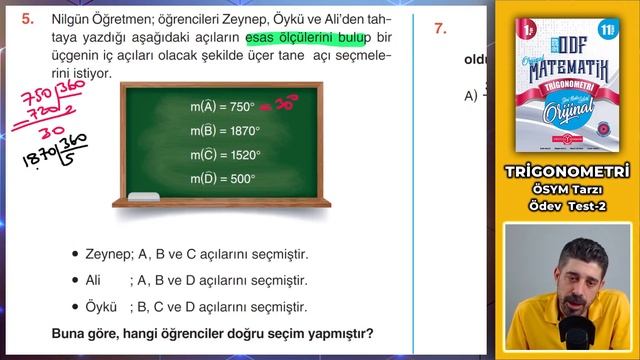 ÖSYM Tarzı Ödev Testi 2 | 2023 11.SINIF ODF | Orijinal Matematik