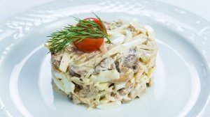 Министерский салат. С говядиной и солеными огурцами