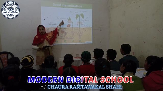 ||Seed Germination|| Science 🔭 Experiment By Class  4th #ModernDigitalSchool #digitaleducation