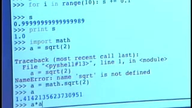 Lecture 5 Introduction to floating point numbers, successive refinement, finding roots in Python by