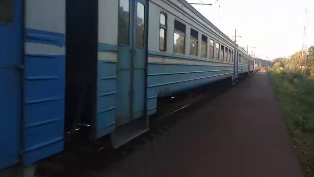 эр9м-508 №6705 Киев Пасс-Мироновка отправляется от пл.Лесники перегон Петра Кривоноса-Подгорцы смотреть онлайн