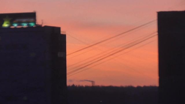 Утренний рассвет в городе. Раннее утро. Город Орёл смотреть онлайн