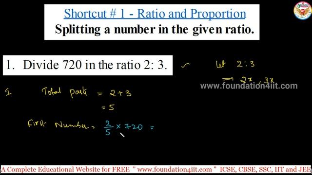 Ratio and Proportion || Shortcut # 1|| Quantitative Aptitude Test || смотреть онлайн