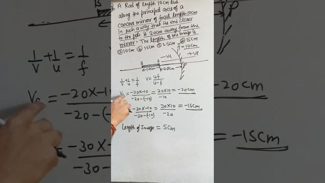 concave mirror #class12physics #neet #jee #cbseboard #shorts