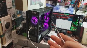 Модернизация детского компьютера ради цвета и света. Zalman Z10 Plus и СЖО DEEPCOOL MYSTIQUE 360