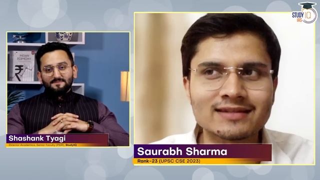 UPSC Topper 2023 | Crack UPSC in First Attempt by UPSC CSE 2023 Topper Saurabh Sharma AIR 23