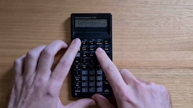 TI-68 - Scientific calculator from 1989 смотреть онлайн