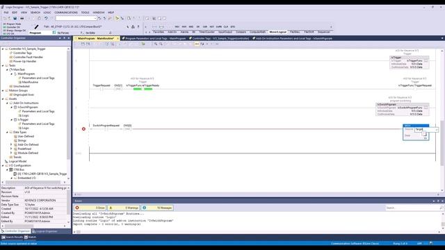 IV3 Vision Sensor Support | Ethernet IP Setup | How to Switch Programs смотреть онлайн