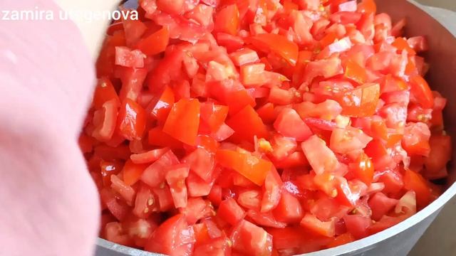 Баклажан салаты. Нанмен жейтін салат🔥. Икра из Баклажанов. Оңай рецепт. смотреть онлайн