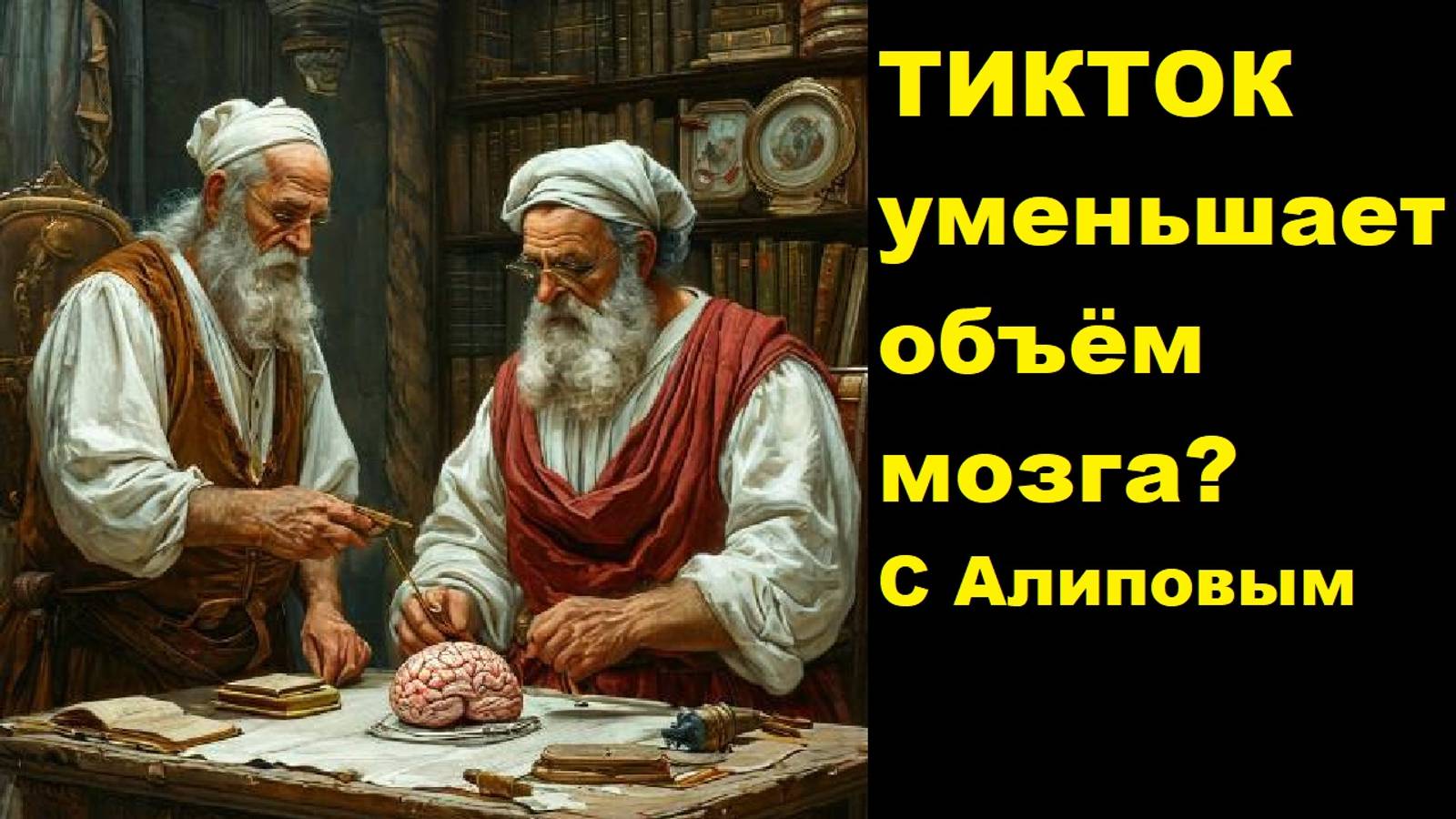 ТИКТОК уменьшает объём мозга? С алиповым