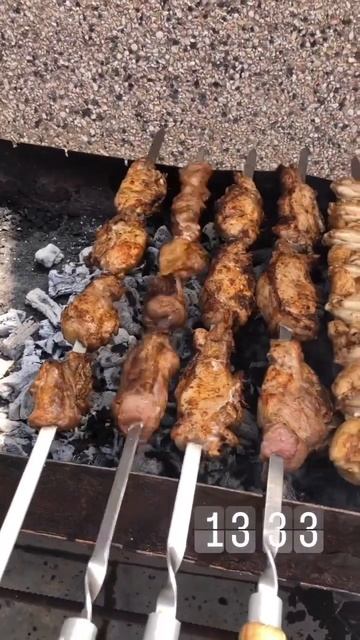 Шашлычки. Армянский маринад🇦🇲. #еда#шашлык#природа