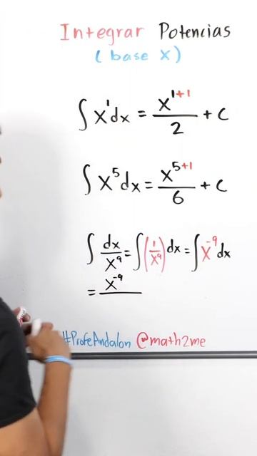 Integrar potencias con base x | Profe Andalón | Shorts смотреть онлайн