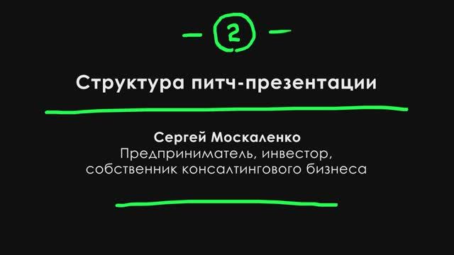 Структура питч-презентации