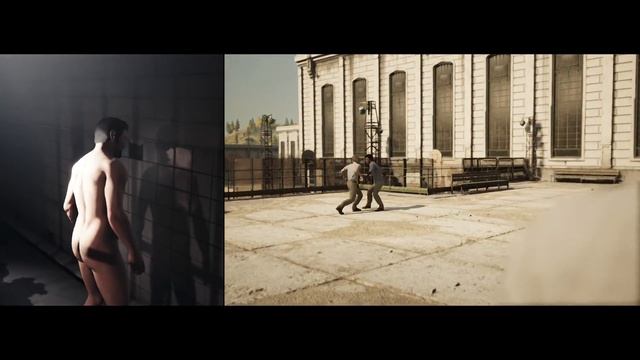 Split-screen in A Way Out (single PC multiplayer) смотреть онлайн