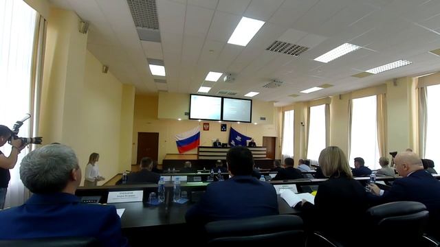 Сложение полномочий Маркова на заседании Думы Новокуйбышевска. смотреть онлайн