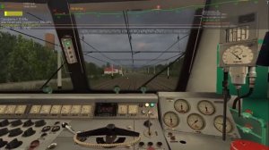 ЧС8  Залител на станцыю в 120 КМ/Ч ZDSimulator