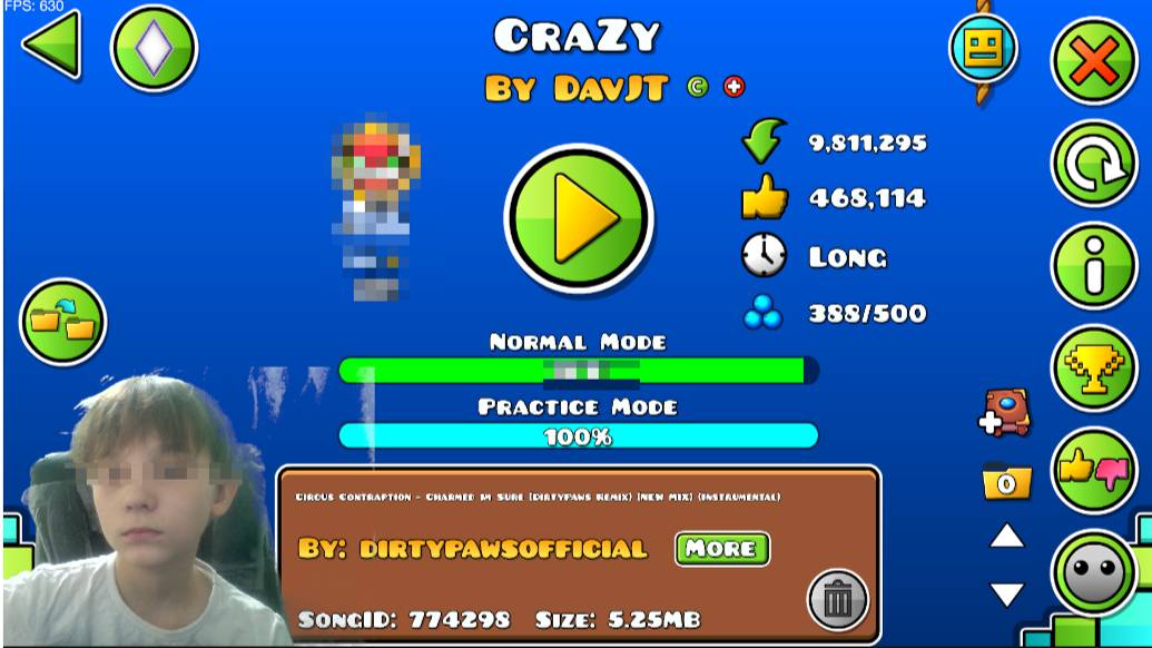 Geometry Dash | Крейзи смотреть онлайн