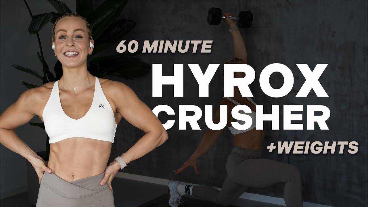 kaykay - 60 MIN HYROX CRUSHER ｜ Full Body ｜ Strength + Conditioning ｜ Home Workout ｜ + Weights