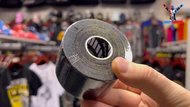 Кинезиотейп RaveTape BASE 5×5 BLACK RVTB BLK 55