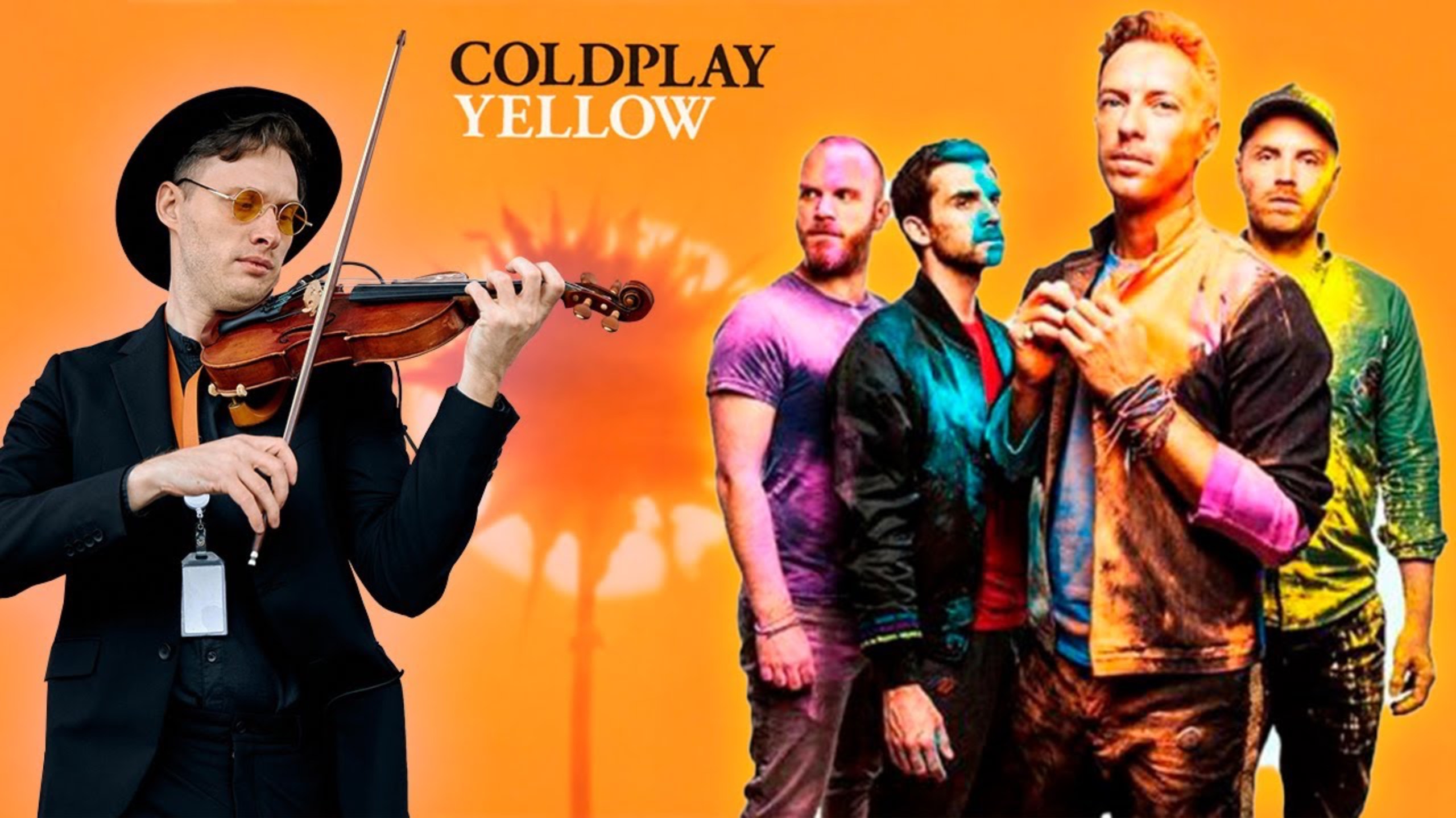 Скрипка Караоке | Coldplay - Yellow | + НОТЫ и МИНУС!