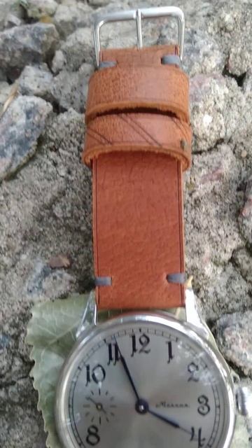 Ремешок для часов Молния. Марьяж часов Молния. Ремешок ручной работы Ремешок 22 мм. Коричневый стра смотреть онлайн