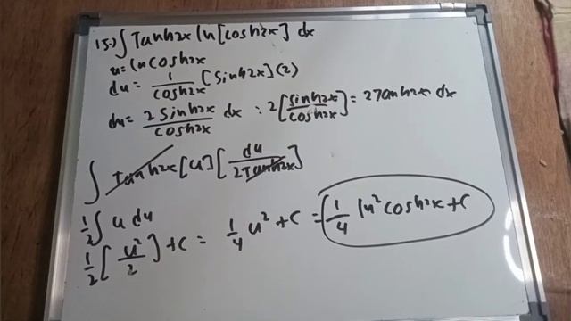 Integration of Hyperbolic function part 7/10