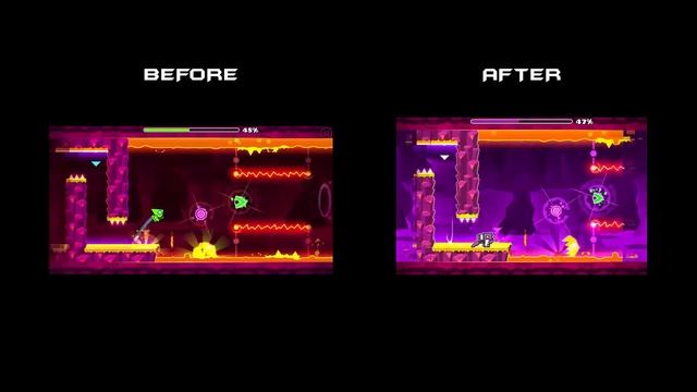 Fingerdash - (Beta vs. Official) - Comparision смотреть онлайн
