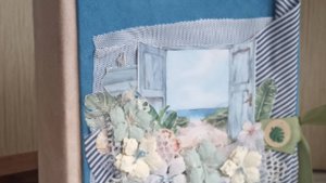 Морской скрапальбом с фотографиями