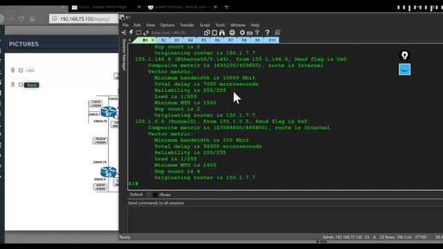 EIGRP entendiendo la metrica y como moficarla смотреть онлайн