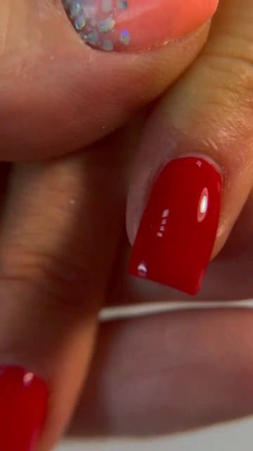 Наращивание на верхние формы, квадрат с милым дизайном 😇 смотреть онлайн