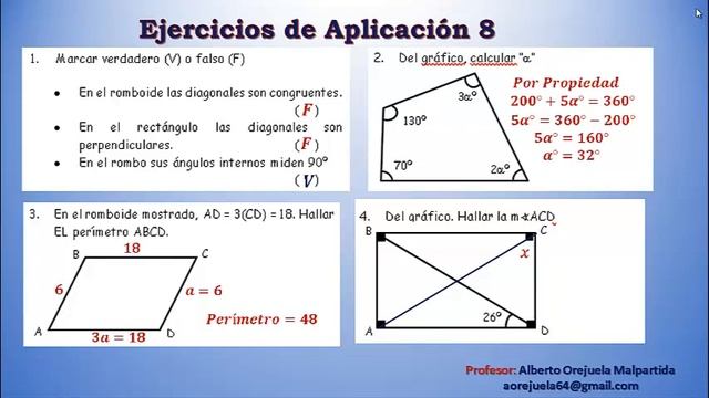 4toSec-Geometria-Problemas-de-Cuadrilateros-24 Junio- VanguardSchools смотреть онлайн