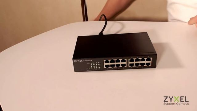 GS1100-16 Unmanaged Gigabit Switch - Auspacken und Installation смотреть онлайн