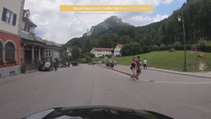 Поездка из Хоэншвангау, Германия, в Инсбрук, Австрия, через перевал Фернпасс, Альпы! 4K 30fps UHD