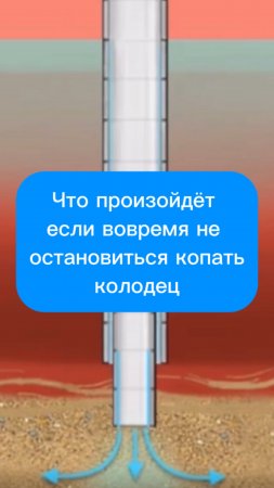 что произойдёт если вовремя не остановиться копать колодец