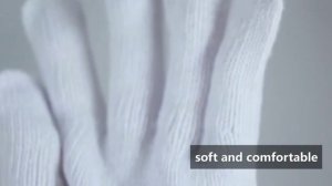 👍 Рабочие перчатки ХБ без покрытия белые - видео