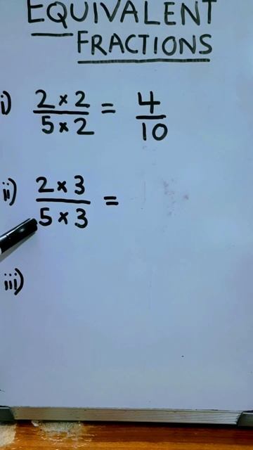 Equivalent Fractions of 2/5 @mathstubelearning123 смотреть онлайн