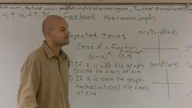 Overview of Multiplicity of a zero - Online Tutor - Free Math Videos