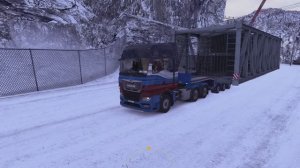 Euro Truck Simulator 2.Покатушки зимой №5.