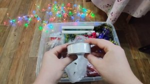 Что у меня в ящиках. Достали новогодние игрушки. Разбираюсь в игрушках. Красота