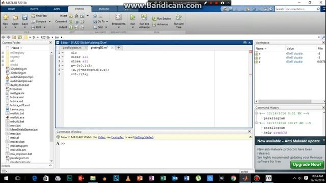 How to plot 3d surface in matlab смотреть онлайн