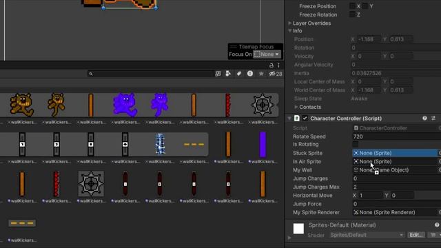 СОЗДАНИЕ ИГРЫ Wall Kickers НА Unity #1 смотреть онлайн