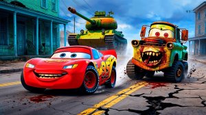 Тачки мульфильм| Молния Маквин борется с зомби!