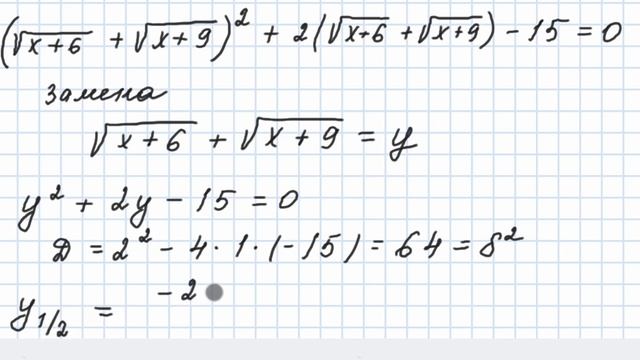 Уравнение с квадратными корнями смотреть онлайн