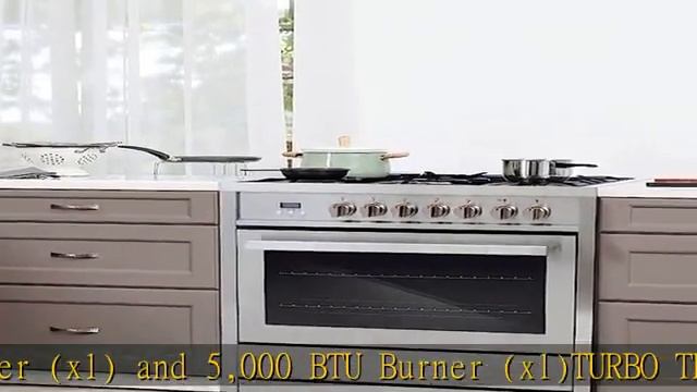 COSMO COS-F965NF 36 in. Dual Fuel Range with 5 Gas Burners, Electric Convection Oven with 3.8 cu. f смотреть онлайн