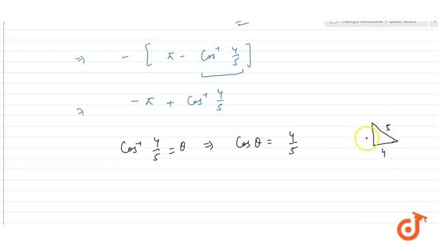 Show that `2tan^-1 (-3)=-pi/2+tan^-1(-4/3)` смотреть онлайн